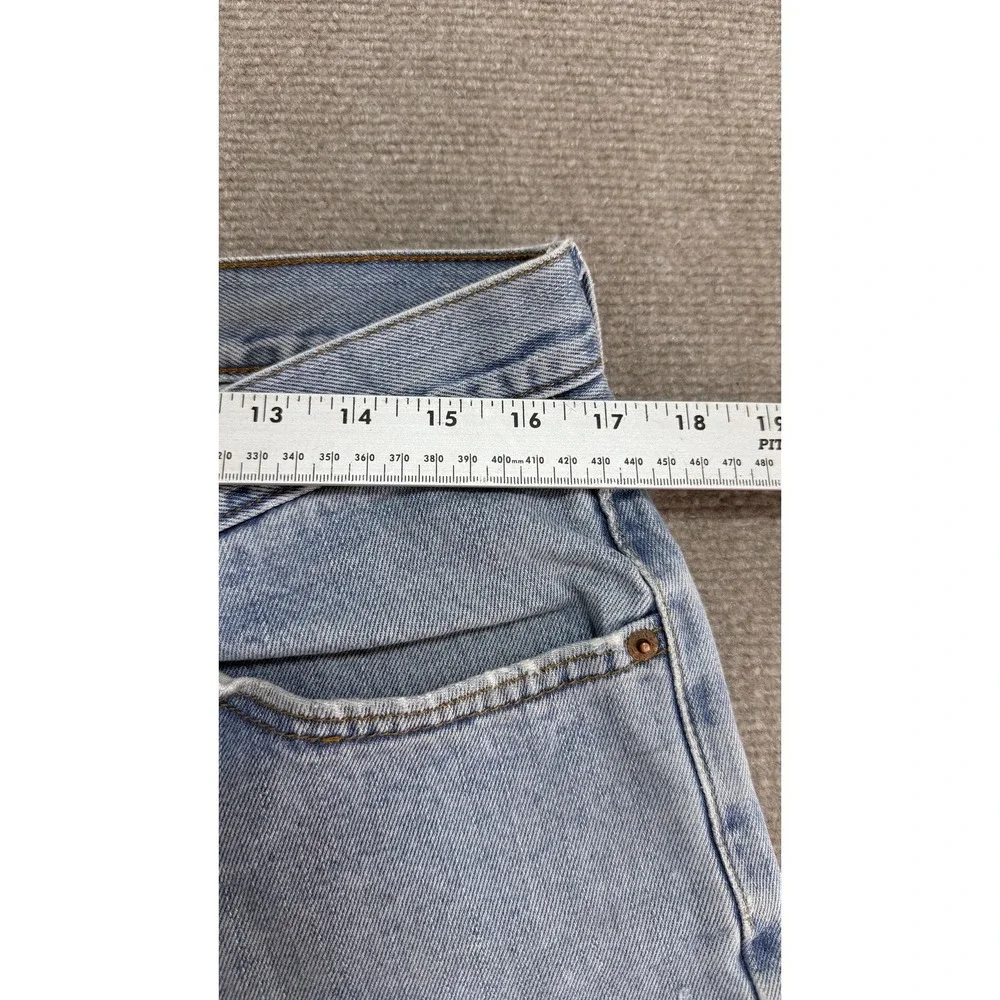 2005 Levis 550 Jeans Mens 34x34 Light‎ Wash Blue Denim Classic black wing